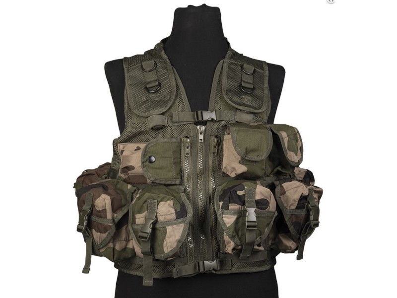 WOODLAND VEST TACTICAL (12 POCKETS)