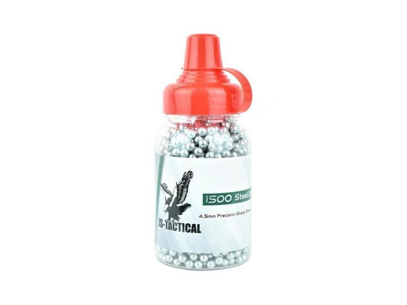 Kroglice JS-TACTICAL jeklene BBs 4,5 mm - 1500 kom