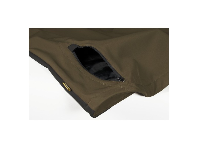 COFRA Softshell Jacket KLARBO - brown/black