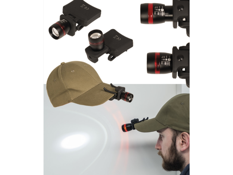 Luč za na kapo MILTEC Clip focus 150 lm