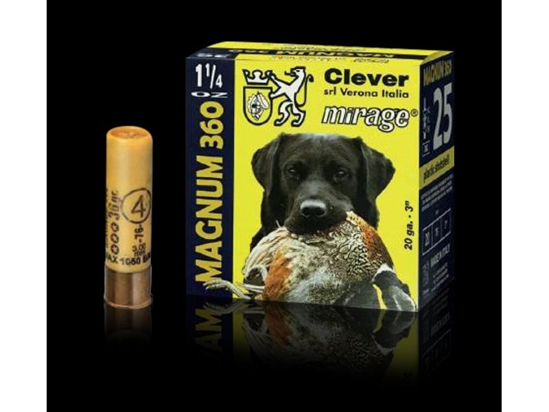 Naboj CLEVER Mirage T3 Magnum 360 20/76 - 36g/4,0 mm