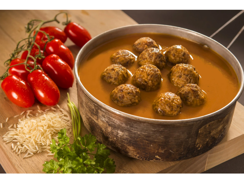 Obrok ADVENTURE MENU Mesne kroglice z basmati rižem in paradižnikovo omako - 400g