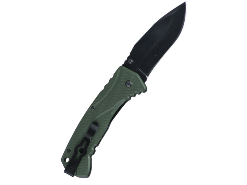 Nož MIL-TEC G10 zelen - 7,8 cm