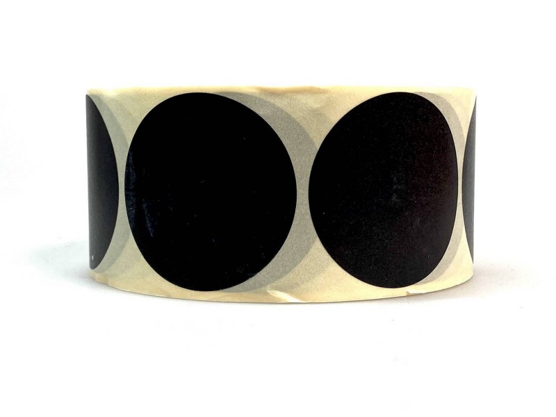 Target stickers black 40mm - 1000 pcs