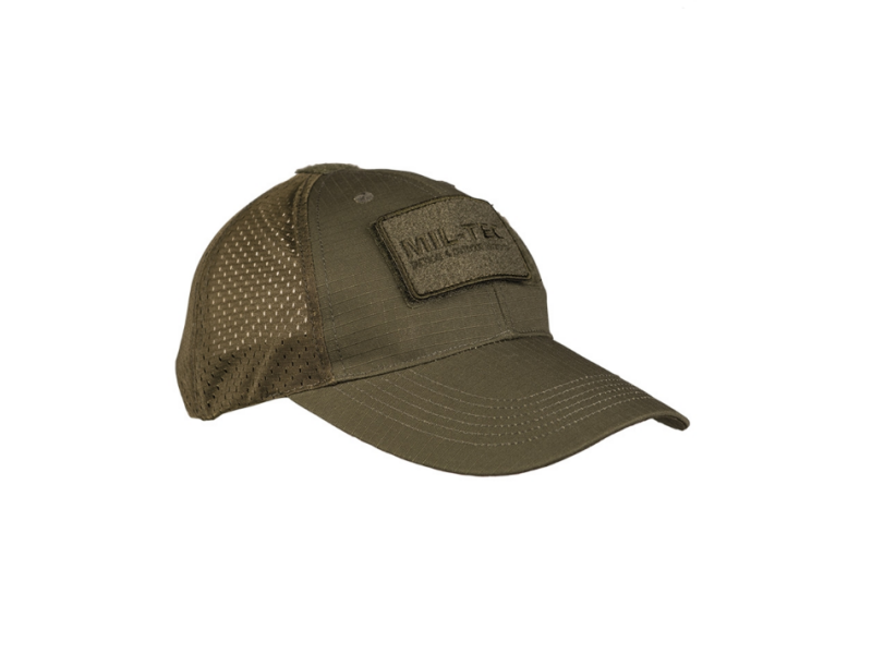 Cappellino da baseball MILTEC Net verde