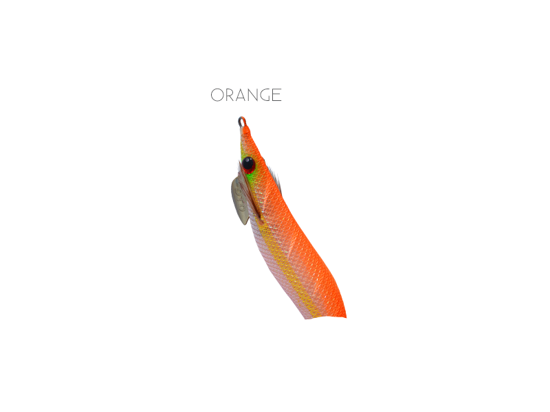DTD Retro squid lure - orange 90 mm (orange)