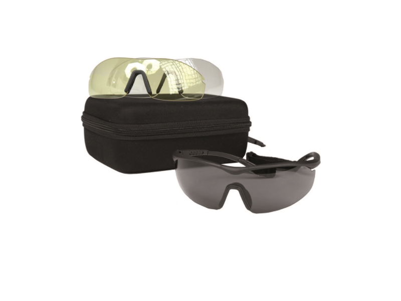 Set zaščitnih športnih očal MILTEC ANSI EN 166 - UV400 (3 vrste leč)