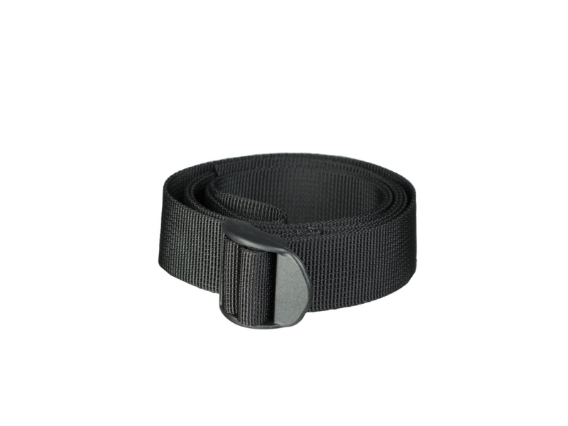 Fixing belt 230cm black with clip