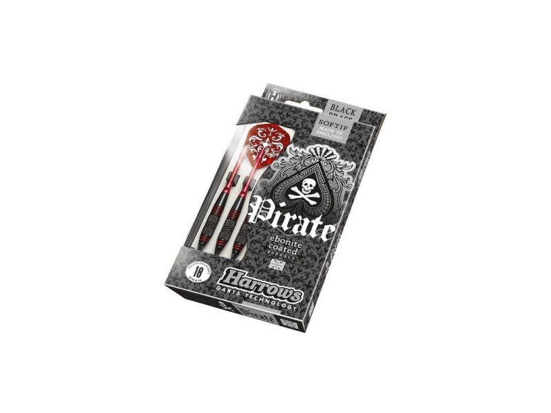 Set 3 Dart HARROWS Pirate - 18 g (blau)