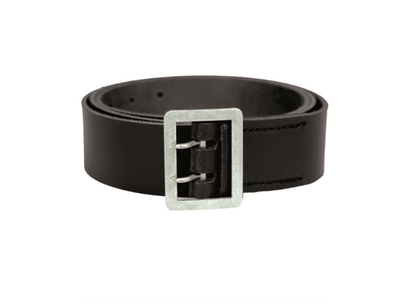 POLICE BLACK LEATHER BELT