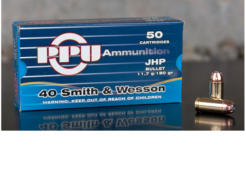 Naboj PPU .40 S&W JHP - 11,7g