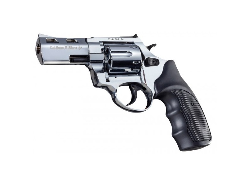 Signal revolver ZORAKI R2 - 3 inch - 9mmR - 380R - shiny chrome