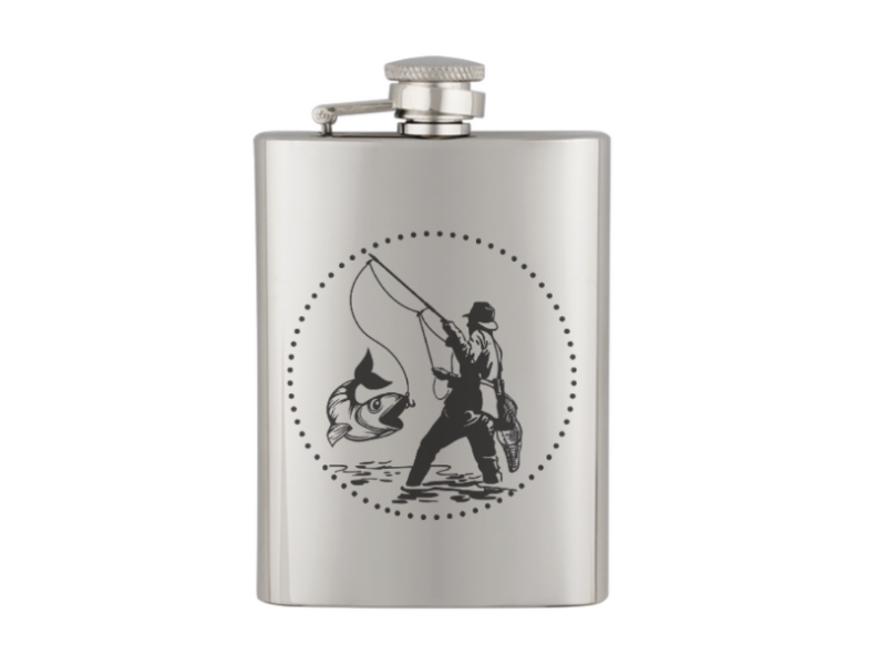 Čutara ˝prisrčnica˝ ALBAINOX RIBIČ - 8OZ  240ml
