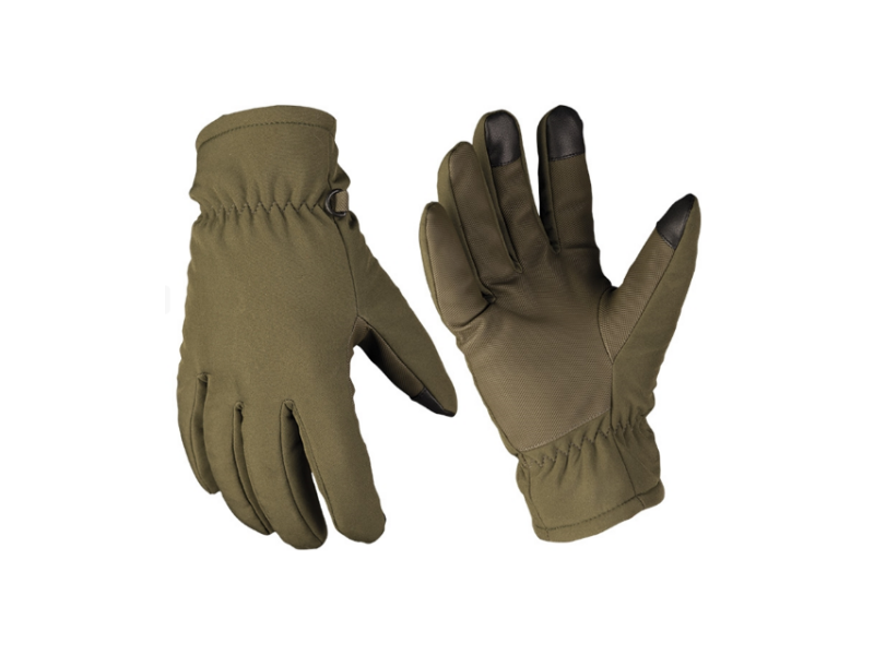 BLACK SOFTSHELL GLOVES THINSULATE™