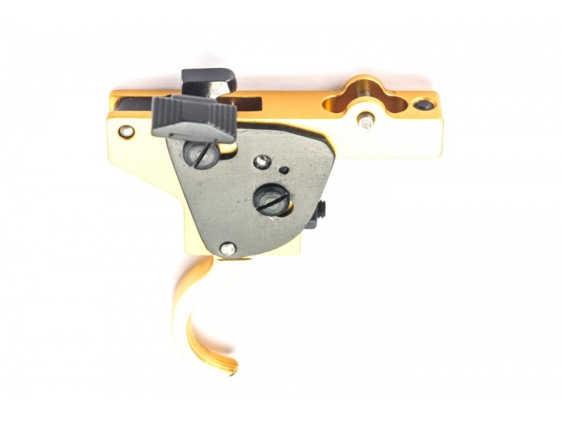 Trigger system without safety, gold plated - Mauser 98/48, Zastava M70