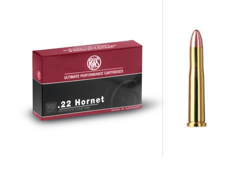 Naboj RWS 22 Hornet V-mantel (FMJ) 3,0 g