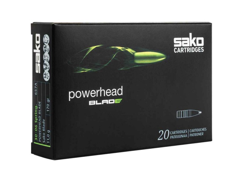 Naboj SAKO 30-06 Spring. POWERHEAD BLADE - 11,0g/170gr