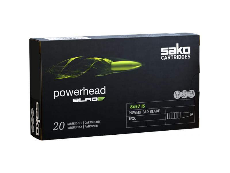 Naboj SAKO 8x57 IS POWERHEAD BLADE - 11,7g/180gr