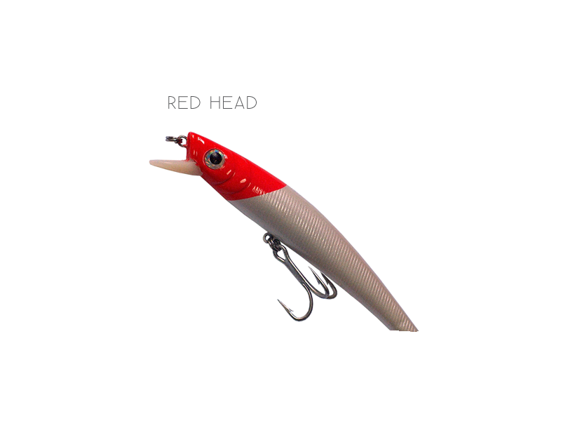 Vobler DTD Skušica - red head 70 mm (rdeča glava) floating