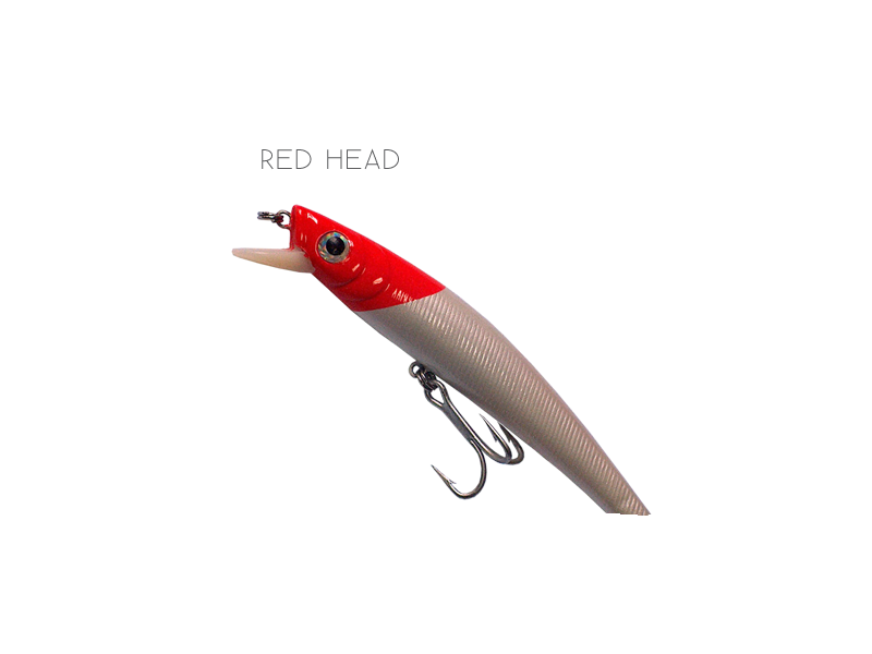 Vobler DTD Skušica - red head 70 mm (crvena glava) floating