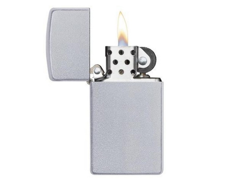 ZIPPO 1605 Slim satin Chrome