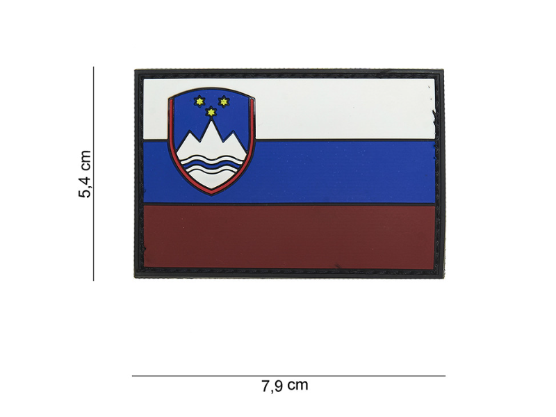 Aufnäher Flagge SLOWENIEN Gummi - Igel