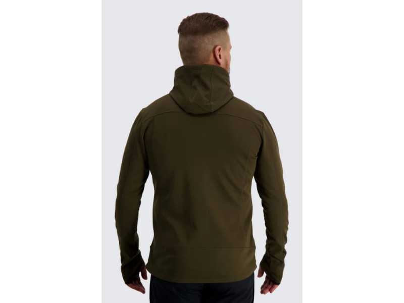 Powerfleece da caccia ALASKA 1795 Sniper con cappuccio- muschio/verde