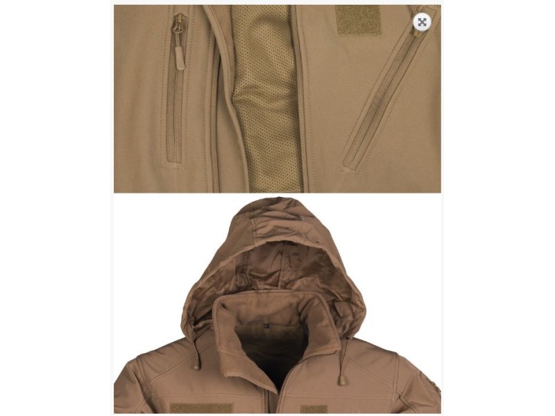 Softshell jakna SCU 14 Coyote