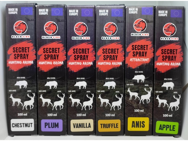 Spray per attrarre la selvaggina BLACK FIRE Vaniglia