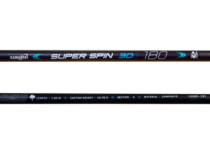 Canna da pesca KAMASAKI Super spin - 1,80m/10-30g