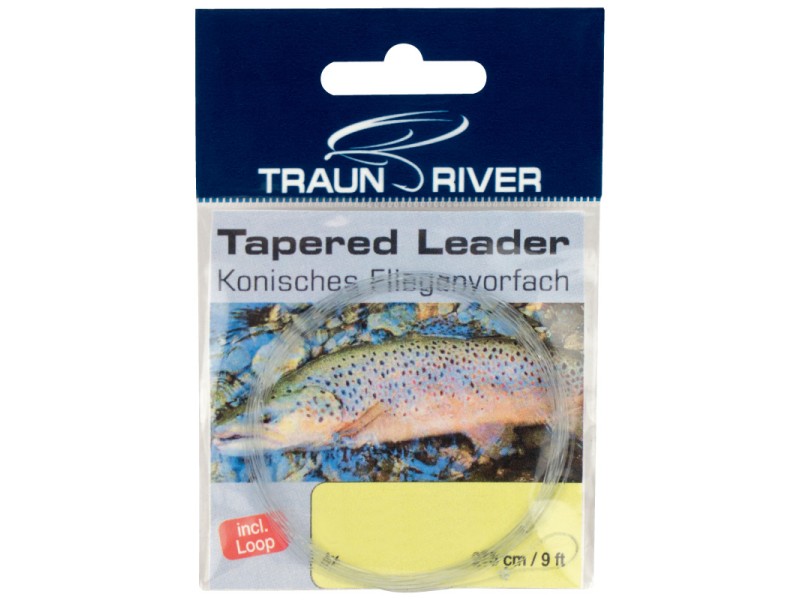 Predvrvica za muharjenje TRAUN RIVER Tapered Leader