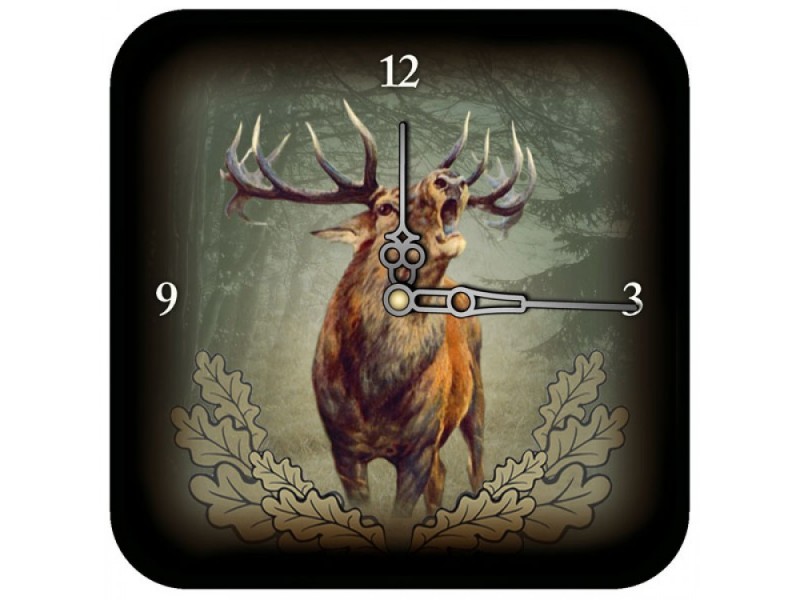 Wall clock WZ Brown bear - 18x18 cm