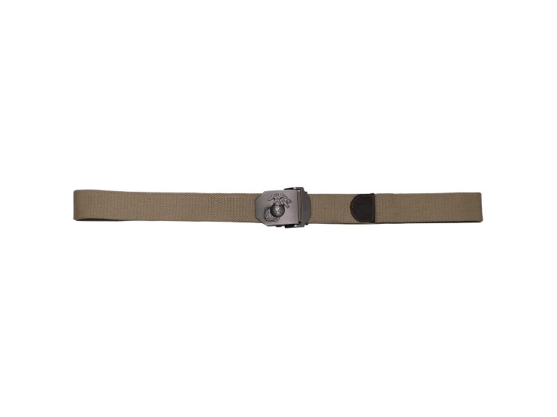 USMC KHAKI 30 MM WEB BELT