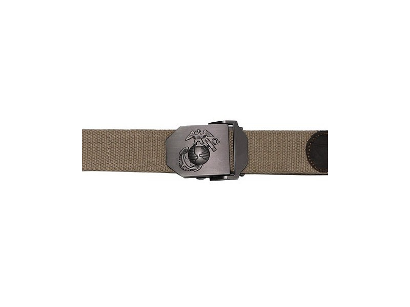 USMC KHAKI 30 MM WEB BELT