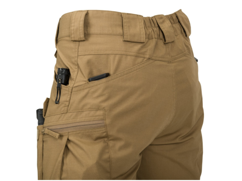 Kratke hlače HELIKON UTS (URBAN TACTICAL SHORTS) - POLYCOTTON RIPSTOP RAL7013 zelene