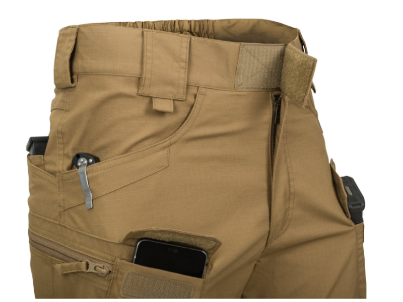 Kratke hlače HELIKON UTS (URBAN TACTICAL SHORTS) - POLYCOTTON RIPSTOP RAL7013 zelene