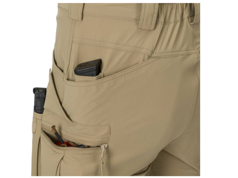 Kratke hlače HELIKON OTS (OUTDOOR TACTICAL SHORTS) - VERSASTRETCH® LITE sivo/črne