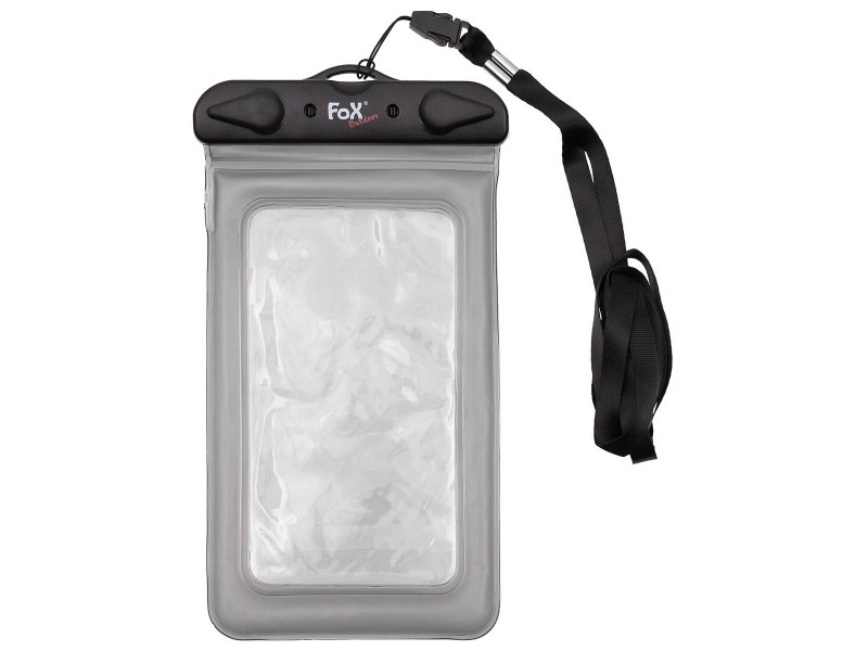 Vodootporni etui za telefon MFH Waterproof Phone Bag - crn