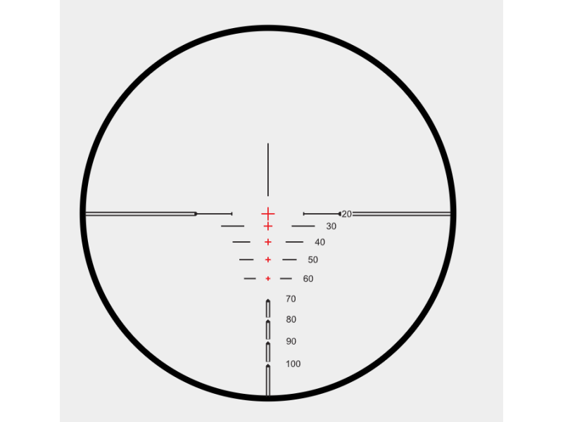 Strelni daljnogled za samostrel HAWKE 1,5-5x32 XB SR