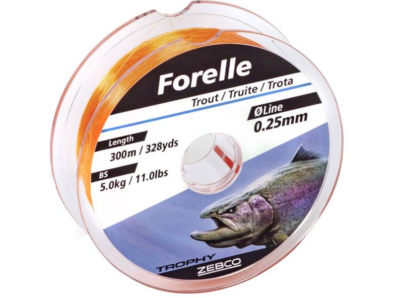 Laks ZEBCO TROPHY Forelle 0,25 mm/300m