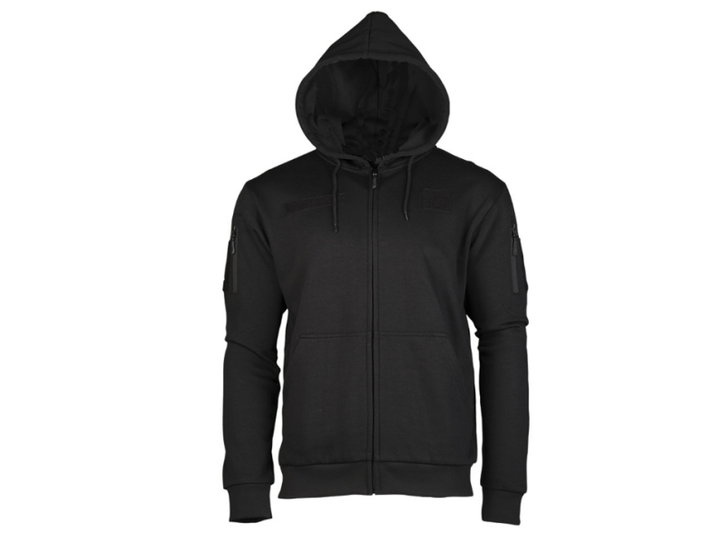 MIL TEC tactical hoodie with zipper black